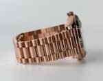 Rolex Day-Date 40 Rose Gold Chocolate Diamond Dial & Fluted Bezel President Bracelet 228235 - - 图片 5