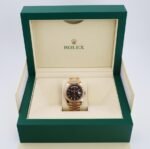 Rolex Day-Date 40 Rose Gold Chocolate Diagnonal Motif Index Dial & Fluted Bezel President Bracelet 228235 - - 图片 3