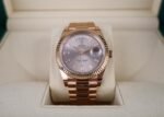 Rolex Day-Date 40 Rose Gold Sundust Diamond Dial & Fluted Bezel President Bracelet 228235 - - 图片 2