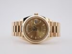 Rolex Day-Date 40 Yellow Gold Champagne Index Dial & Fluted Bezel President Bracelet 228238 - - 图片 4