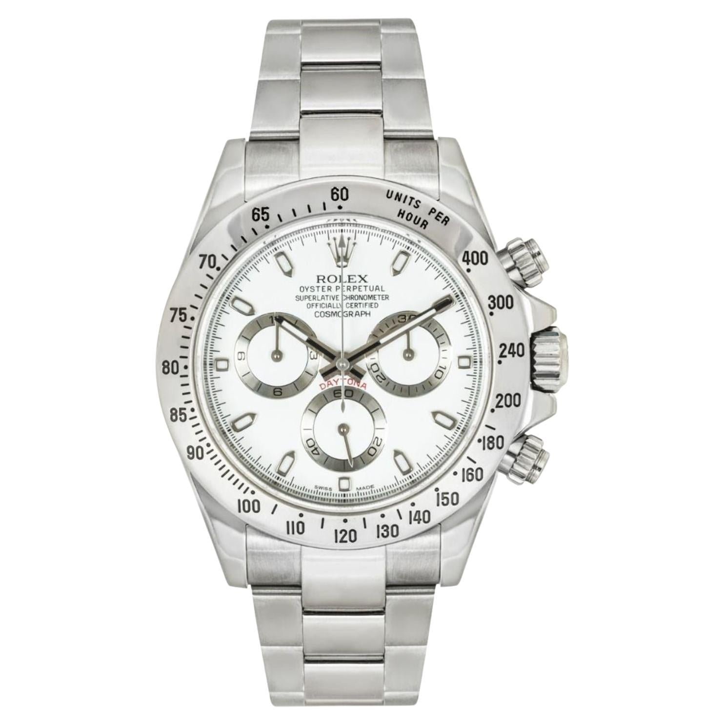 116520.jpg Rolex Cosmograph Daytona 116520 White Dial 40mm Oyster Bracelet - 图片 1