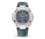 41mm Flyback Chronograph Blue Dial 18k White Gold Denim