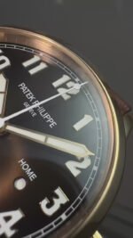 38mm Pilot Travel Time 18k RG Chocolate Brown Dial - 图片 12
