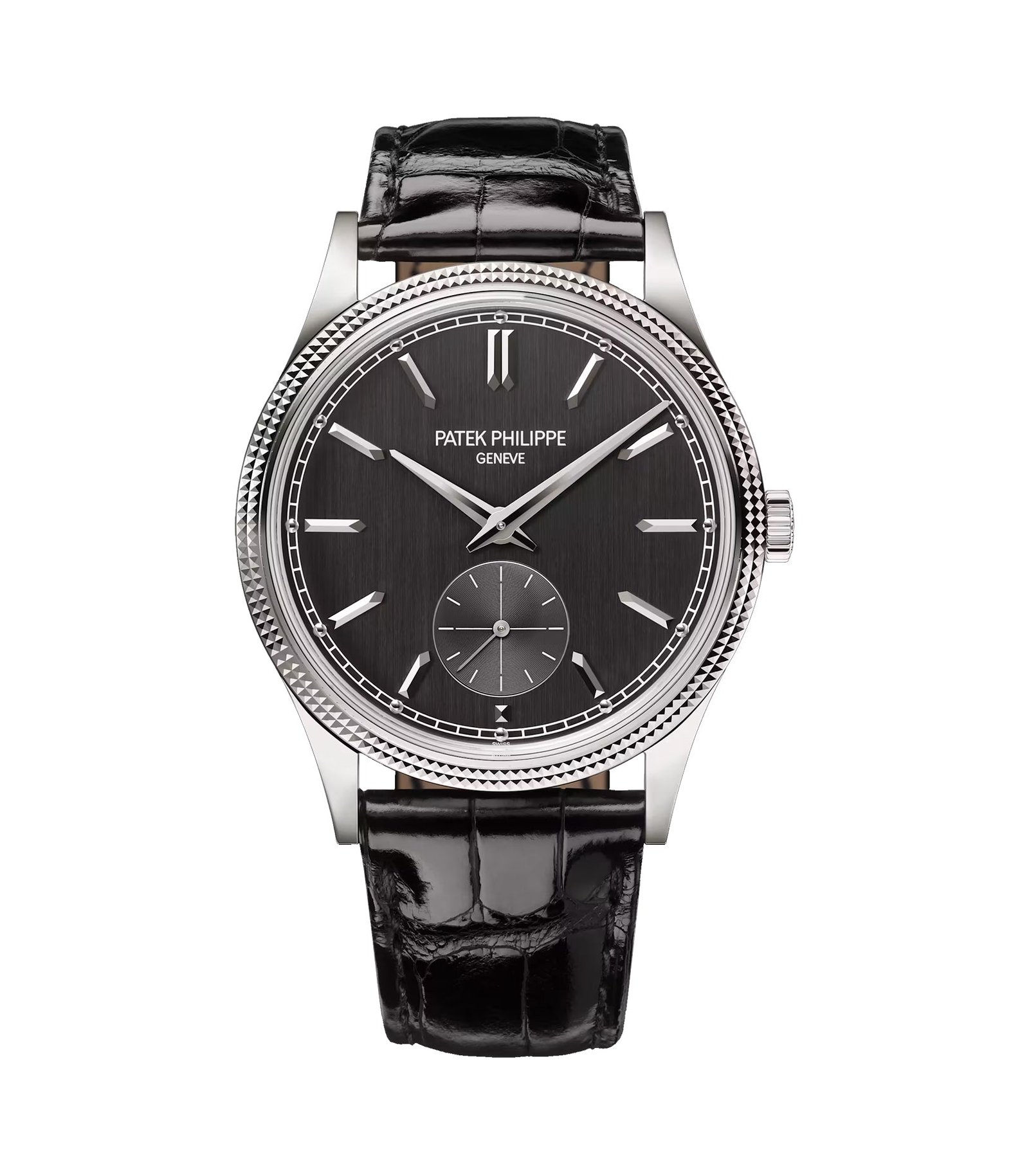 6119g-1.jpg 39mm 18k White Gold Charcoal Gray Dial Manual Wind - 图片 1