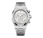 41mm Chronograph Steel Silver Dial