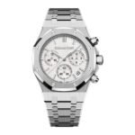 41mm Chronograph Steel Silver Dial