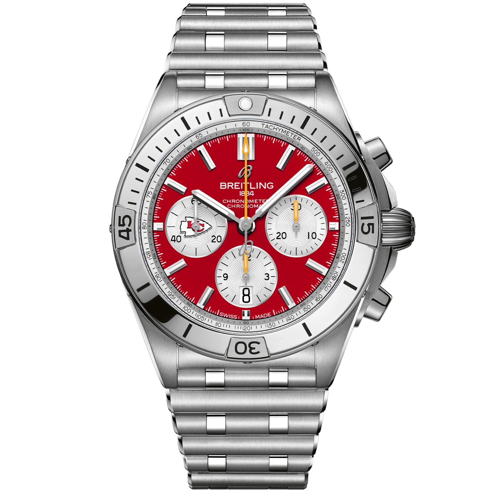 Chronomat_B0142_AB01342B1K5A1_STEEL_KANSAS_CITY_CHIEFS_DIGITAL-scaled-1.png Chronomat B01 42 NFL Kansas City Chiefs Edition AB01342B1K5A1 - 图片 1