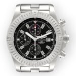 Breitling Super Avenger A13370 Black Dial Chronograph Steel Mens Watch - 图片 2