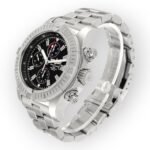 Breitling Super Avenger A13370 Black Dial Chronograph Steel Mens Watch - 图片 4