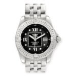Breitling Windrider Cockpit A71356 Ladies Black Diamond Ladies Watch - 图片 2