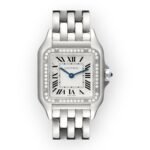 Cartier Panthere Small Steel Diamond Bezel Ladies Watch W4PN0007 - 图片 3