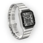 Cartier Santos Steel ADLC WSSA0037 Grey Dial Mens Watch - 图片 5