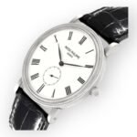 Patek Philippe Calatrava 5116 White Gold White Roman Dial Mens Watch - 图片 3