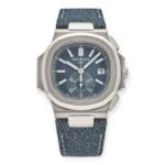 Patek Philippe Nautilus 5980 Denim Steel Mens Watch