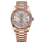 Rolex 228235 Day-Date Sundust Roman 40mm Everose Gold