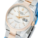Rolex 36mm Stainless Steel & Everose Gold Datejust 126201 with Silver Fluted Dial and Oyster Bracelet (Year: 2022-2025) - 图片 2