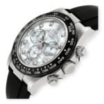 Rolex Cosmograph Daytona 116519 Oysterflex White Gold Mother Of Pearl Diamond Dial Mens Watch - 图片 3