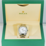 Rolex Datejust 41 White Roman Dial 126300 Smooth Bezel  Steel Mens Watch - 图片 6