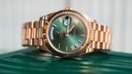 Rolex Day-Date 228235 – 40mm Everose Gold with Olive Green Roman Dial - 图片 5