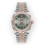 Rolex Everose Rolesor Datejust 36 Watch 126231 Wimbledon Dial Jubilee Bracelet