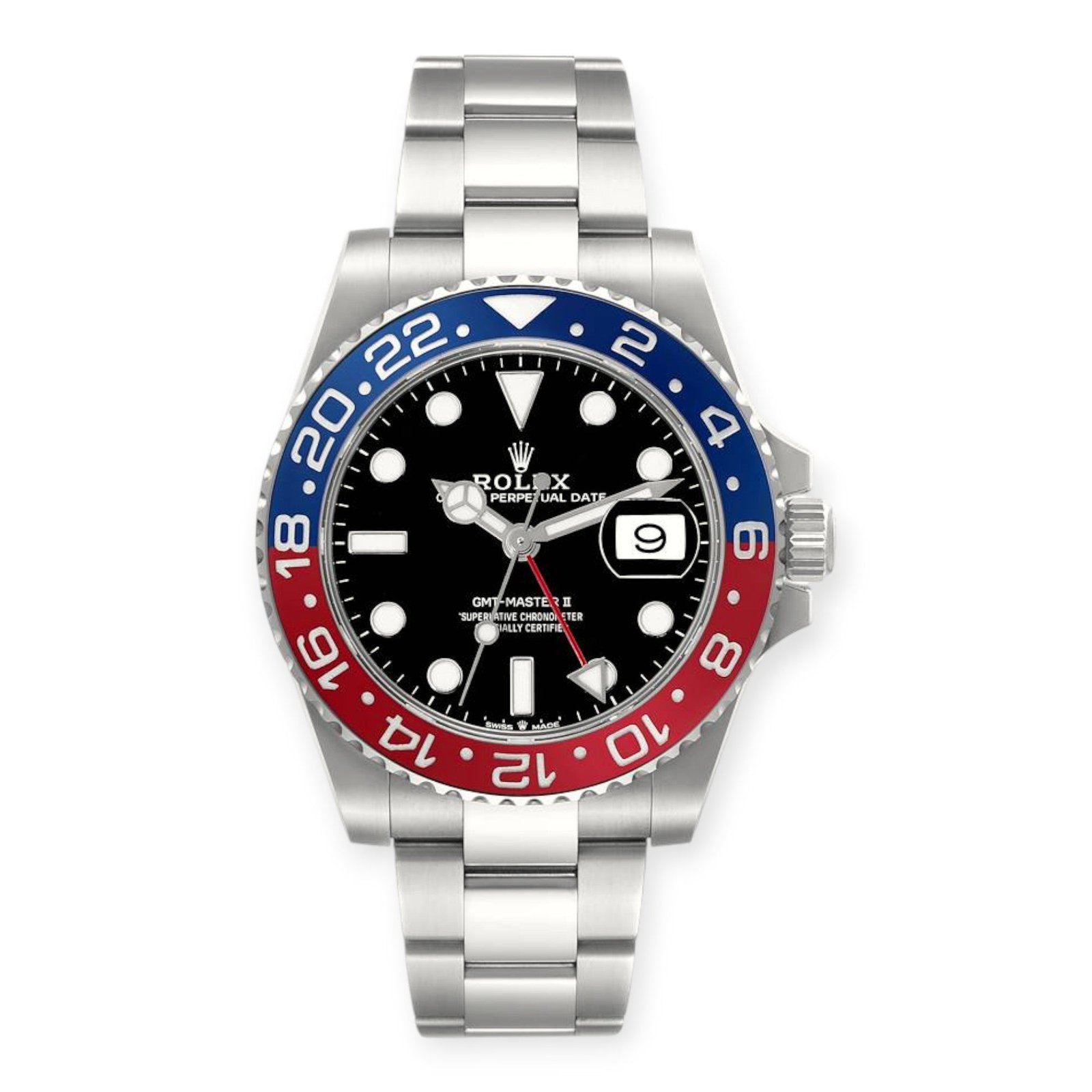 Pre-Owned-Rolex-GMT-Master-II-126710BLRO-Blue-Red-Pepsi-Bezel-Steel-Mens-Watch-JD-Watches-NY.jpg Rolex GMT Master II 126710BLRO Blue Red Pepsi Bezel Steel Mens Watch - 图片 1