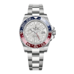 Rolex GMT-Master II – 18k White Gold with Meteorite Dial and Pepsi Bezel Ref. 126719BLRO