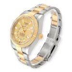Rolex Sky Dweller Stainless Steel and Yellow Gold Jubilee Bracelet Champagne Dial 326933 - 图片 5