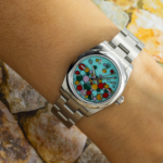 Rolex Stainless Steel Oyster 177200 Perpetual 31mm with "Custom Celebration Dial" with Oyster Bracelet - 图片 5