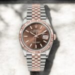 Rolex Steel and Everose Datejust 36 Watch 126231 Chocolate Index Dial - Jubilee Bracelet - 图片 2