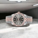 Rolex Steel and Everose Rolesor Datejust 36 Watch 126231 Dark Rhodium Index Dial - Jubilee Bracelet - 图片 2