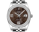 Rolex Datejust 36mm – Bronze Floral Motif Dial with Diamond Bezel | Ref. 116244 - 图片 2