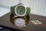 Patek Philippe Aquanaut 5168G-010 42.2mm 18K White Gold Khaki Green Dial - 图片 4