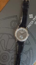 39mm 18k White Gold Charcoal Gray Dial Manual Wind - 图片 7