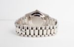 Rolex Day-Date 41mm White Gold Silver Diamond Dial & Fluted Bezel Oyster Bracelet 218239 - 图片 8