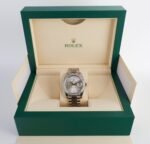 Rolex White Gold Day-Date 40 Watch - White Gold Bezel - Silver Baguette Diamond Dial - President Bracelet - 228349RBR sbdp - 图片 3